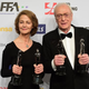 British actors Charlotte Rampling and Michael Caine pose with their trophies after the 28th European Film Awards ceremony in Berlin on Dec. 12, 2015. Both won a Lifetime Achievement Award as well as best actor and actress awards.
JOHN MACDOUGALL/AFP/Getty Images